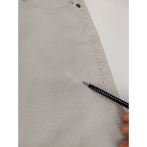 Peter Millar Soft Touch Twill 5-Pocket Light Gray Chino Pant Me0B47 Size 36x27 - Picture 6 of 12